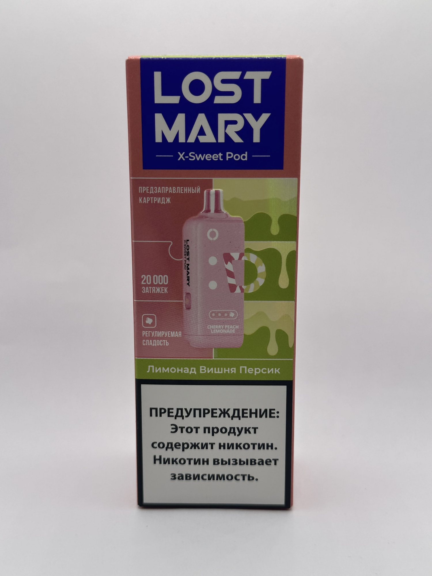 Lost Mary X-link картридж Лимонад вишня персик (Сладкая линейка)